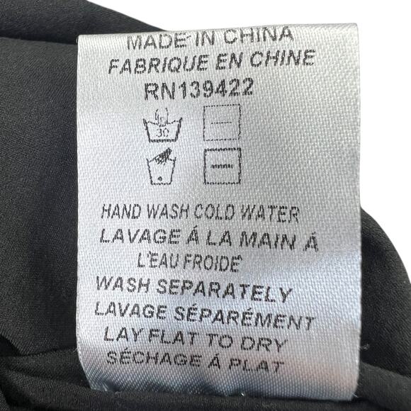 Tobi Strapless Tweed Mini Dress Black M Flecked Bodycon Fitted Party Cocktail - Picture 9 of 11